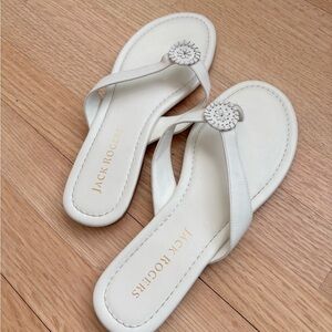 Jack Rogers Rowan White Sandals for Women